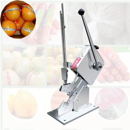Manual U-shape Single Sausage Clipper Machine Plastic Bag Fruit Bag Tying Machine