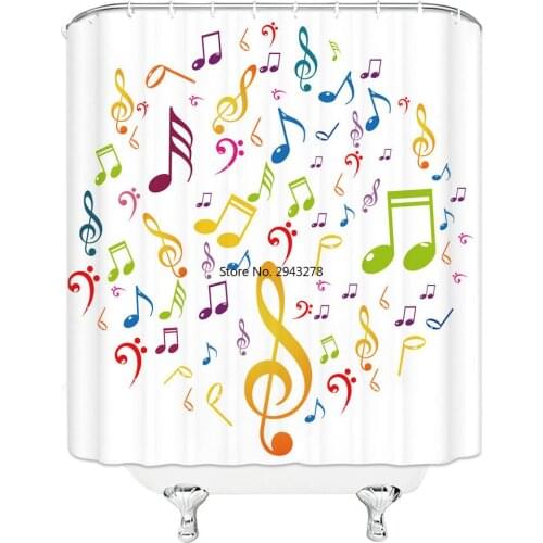 Student Planet Printed Shower Curtain Simple Math Bath Curtains Bathroom Bathtub Bathing Cover Shower Curtains with 12 pcs Hook