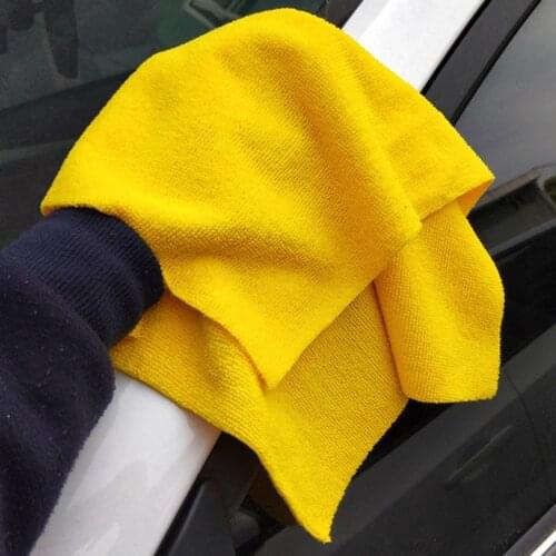 1pc Super Absorbent Polishing Polyester Auto Care Car Towel Cleaning Fiber Microfiber Wax Ultra Household Cleaner Washing Cloth