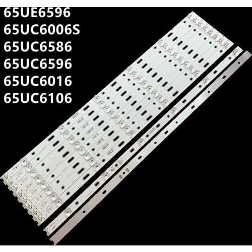 LED backlight strip 65cm 4C-LB6506-YH02J 4C-LB6506-YH03J for Thomson 65UE6596 65UC6006S 65UC6586 65UC6596 65UC6016 65UC6106