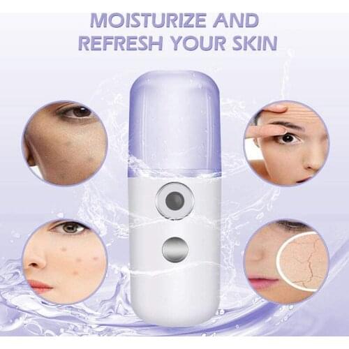 ELOOLE Humidifier USB Charging Nano Atomizer Portable Handheld Facial Beauty Device Sprayed With Alcohol Perfume Humidifier