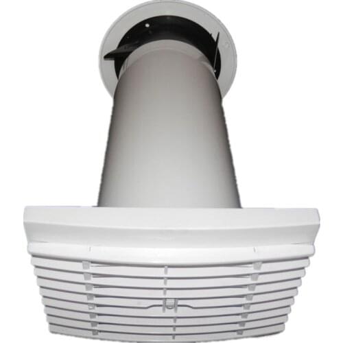 Wall Air Intake Air Vent Grill Wall Wall Exhaust Wall Blind Air Vent Central Fresh Air System White / Gray Panel