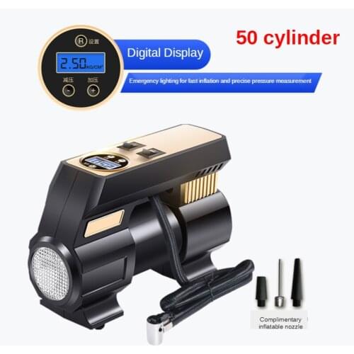 Air Compressor 12V portable Electric Car Air Pump Tire Inflator Pumb Auto Tyre Pumb for Car Motorcycle Bicycle With LED Light