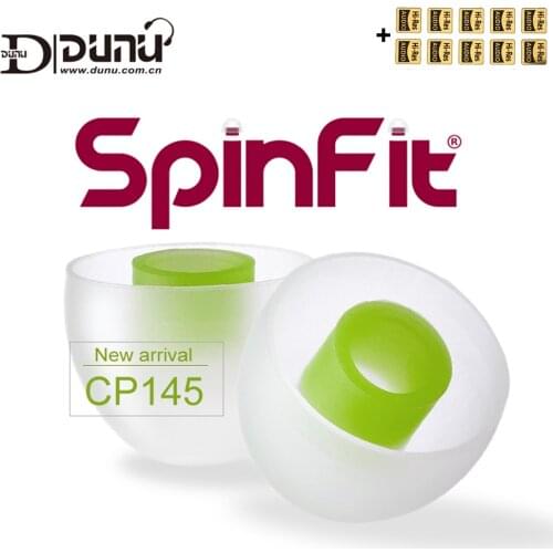 SpinFit CP145 CP-145 Patented 360 Degree Free Rotation Silicone Eartip 4.5mm Nozzle Dia for DUNU/JVC/ Earphones