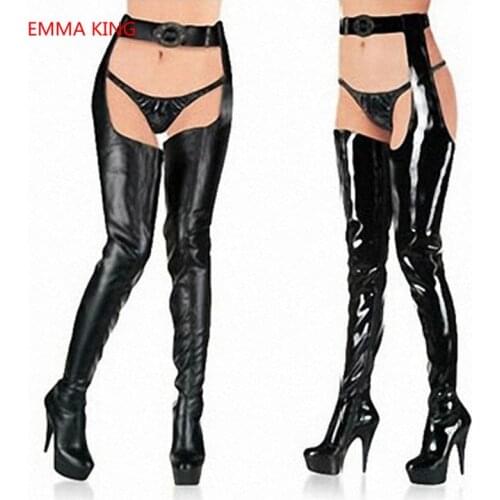 Winter Boots Women Belted Thigh High Waist Over The Knee Boots Women Sexy Leather Platform High Heels Shoes Trendy High Booties