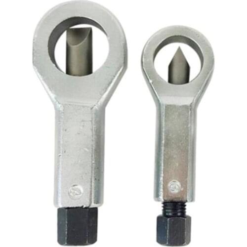 2Pc Sliding Tooth Nut Remover Manual Breaking Metal Nut Breaking Pressure Tool Nut Separator Biscuit Remover