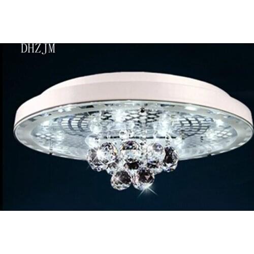 2017 Free shipping for dhl new arrival led lamp crystal flush mount ceiling light, modern lustres home decoration, D600mm*H150mm