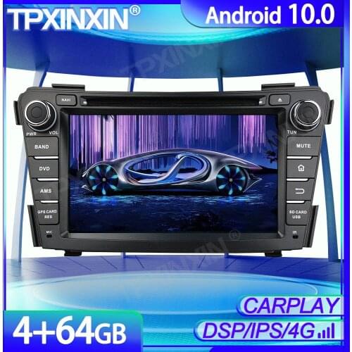 4+64G For HYUNDAI I40 Android10.0 DSP Head Unit Multimedia Player Auto Radio Tape Recorder Headunit GPS Navigation Audio Upgrade