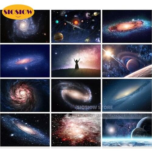 Planets DIY 5D Diamond Painting Fantasy Space Full Square Drill Daimond Cross-stitch Embroidery Dimond Mosaic Needlework Sets