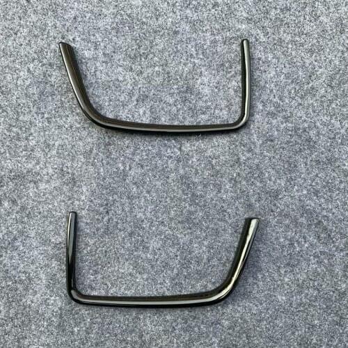 For Mitsubishi Delica 2020 2021 ABS Car Accessories Inner Front Door Handle Cover Catch Bowl Trim Insert Bezel Frame Garnish