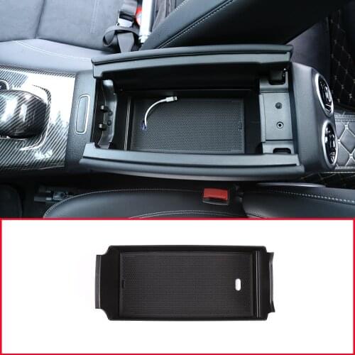 For Mercedes benz A Class W177 A180 A200 2019 Car Interior Center Console Armrest Storage Box Accessories For B Class W247 2020