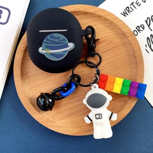 For Xiaomi Redmi AirDots 3 Pro Case Cartoon Astronaut / Planet Non-slip Silicone Protect Earphones Cover Redmi AirDots3 Pro Case