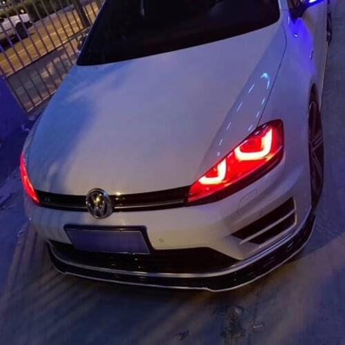 Icedriver for VW Golf 7 gti DRL RGB multicolor LED boards daytime running lights Red Blue Demon Eye
