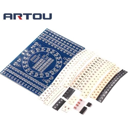 SMD Component Welding Practice Board Water Lamp Kit Skill Training Electronic DIY Training Production