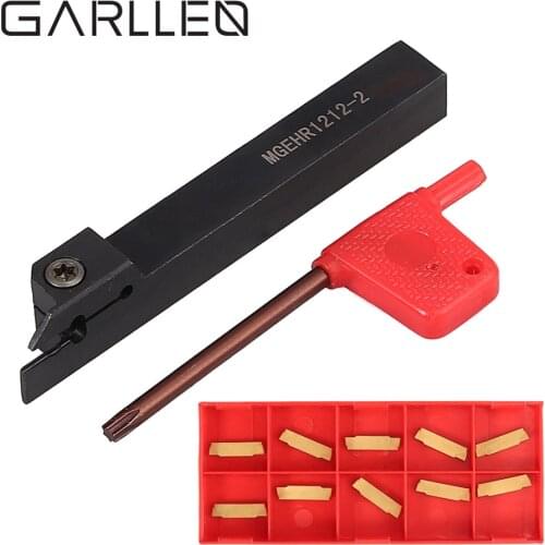 GARLLEN For MGEHR1212-2 Internal Grooving Turning Lathe Tool Holder CNC Boring Bar Tools With 10pcs MGMN200 Inserts Wrench