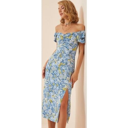 Синие летние платья Happiness ist China At AliExpress