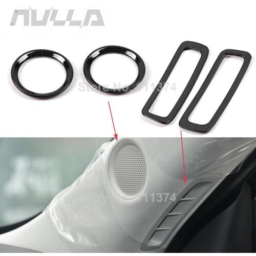 Chrome For Mazda CX5 2020 2019 2018 2017 CX-5 Speaker Sound Ring Trim Cover Decoration Interior Accessories Stainless Steel