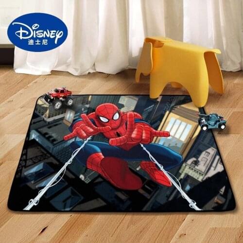 Disney 3D Spiderman Door Mat Kids Boys Girls Game Mat Bedroom Rug Kitchen Carpet Indoor Bathroom Mat birthday present small rug