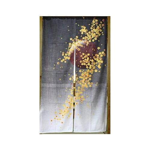 Customized Accept) Korea/Japan/China Sushi Restaurant Kitchen Hanging Curtain-SUNSET(85x150cm)