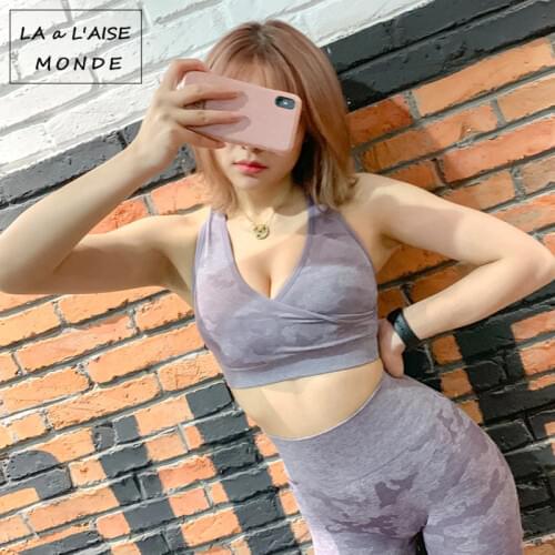 New 2 Piece Seamless Gym Clothing Yoga Set Fitness Workout Sets Yoga Out fits For Women Athletic Legging Womens Sportswear suit