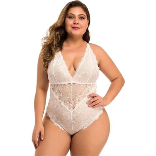 Lace V-Neck Backless Bodysuits Sexy Lingerie Teddies Sleepwear New Sexy Underwear Women Erotic боди женское кружевное