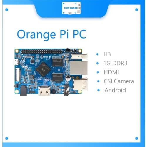 Orange Pi PC H3 Quad-core 1GB Support the Lubuntu linux and android mini PC Wholesale is available
