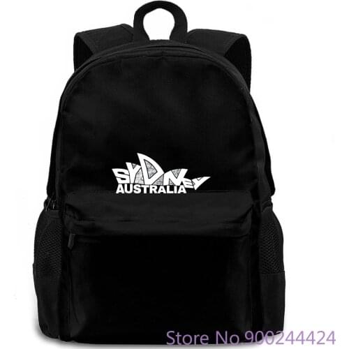 Sydney Opera House Australia Typography Souvenir Summer Fashion O-Neck Stylish backpack