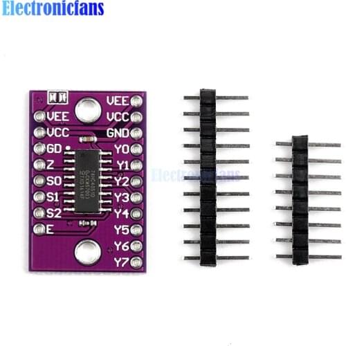 74HC4051 CD4051 8 Channel Digital Analog Control Switch Module Multiplexer Controller VEE VCC GND For Arduino
