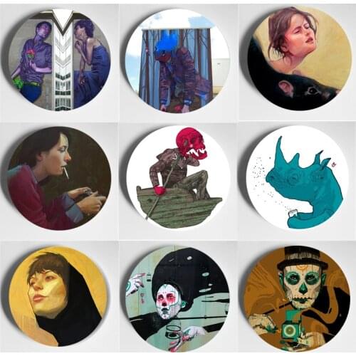 Mateusz Gapski Wall Plate High-Quality Beautiful Decorative Plate Ceramic Decorative Plate For Home Decoration Art Plate