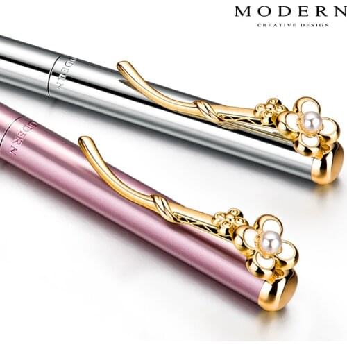 German MODERN Four-leaf Grass Signature Pen Metal Ballpoint Pen Neutral Pen