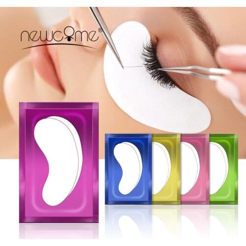 NEWCOME 20/50/100Pairs Eyelash Extension Paper Patches Grafted Eye Stickers Eye Gel Sticker Wraps Lash Patch Makeup Tools