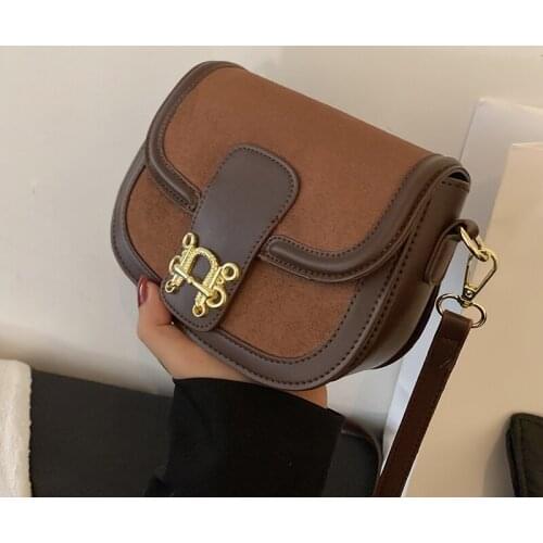 Niche Design Senior Handbags 2021 New Fashion Messenger Bag Shoulder Bag Saddle Bag Underarm Bag Dual-use Bag Width: 18cm