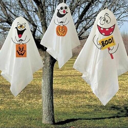 3 Pieces Of Halloween Ghost Pendant Haunted Hanging Decoration Party Props Indoor And Outdoor Decor Supplies