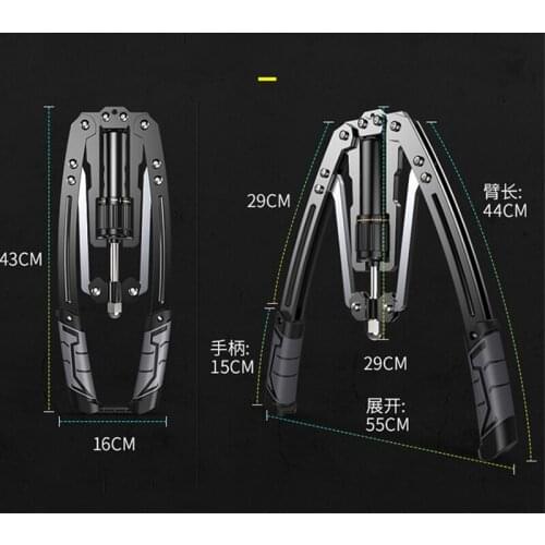 Adjustable arm muscle training device, arm exerciser , hydraulic arm trainer