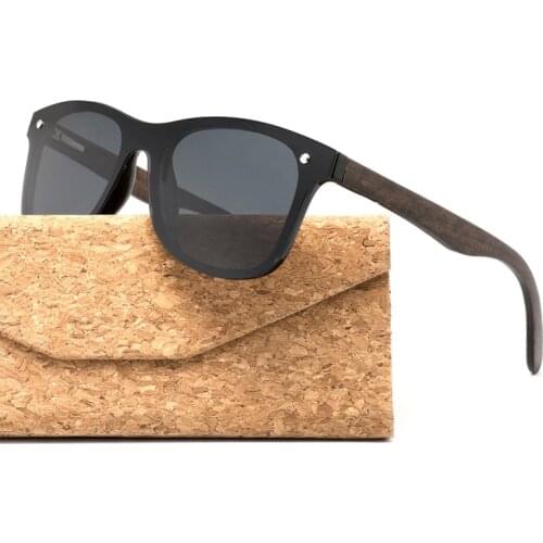 New Product Men Women Brand Designer Sunglasses Unique Rimless Mirrored style polarized lens wood Oculos de sol masculino
