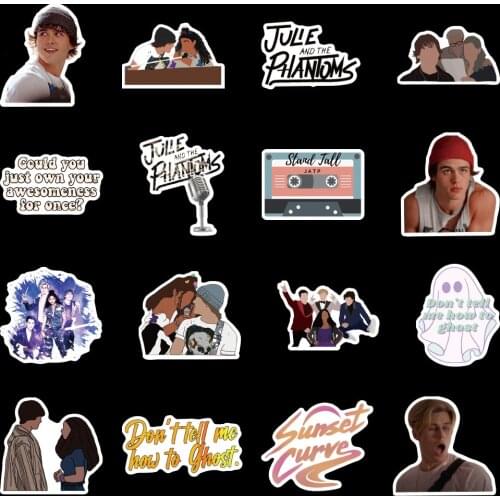10/50pcs Julie And The Phantoms Stickers For Children Decals For Suitcase Guitar Fridge Car Gifts Toys