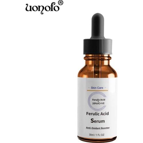 UONOFO 30ml Ferulic Acid Serum Multi-Vitamin Moisturizing Essence Anti-Aging Exfoliating Brightening Complexion