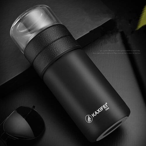 400ml 304 Stainless Steel Thermos Tea Mug,200ml Tritan Cup,Thermals Water Bottle To Make Tea,Vacuum Flasks Coffee Tea Infuser
