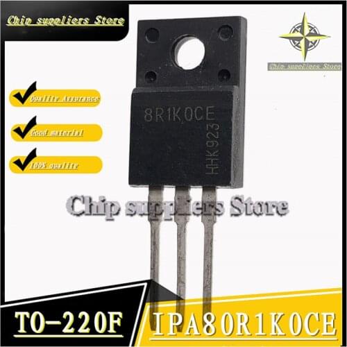 10PCS-20PCS) IPA80R1K0CE TO-220 IPA80R1K0 TO220 80R1K0 18A800V high power MOS tube New and original