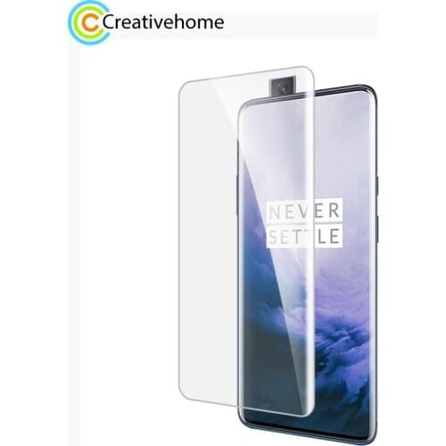 UV Liquid Curved Full Glue Tempered Glass for OnePlus 7 Pro