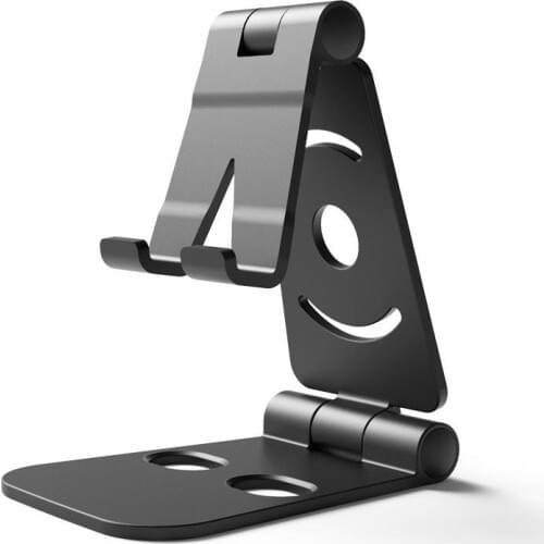 Universal Adjustable Mobile Phone Holder For iPhone Huawei Xiaomi Samsung Plastic Phone Stand Desk Tablet Folding Stand Desktop