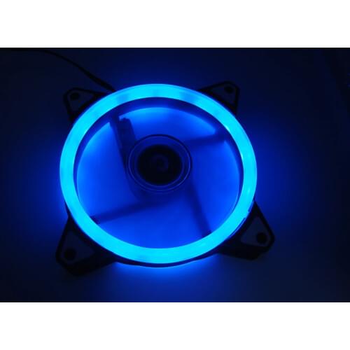 FreeShipping 120mm Aurora Fan PC Case Fan 3 Pin+4 Pin Led Halo Computer Cooling Fan Hydraulic Bearing Ventilador PC Cooler 12V