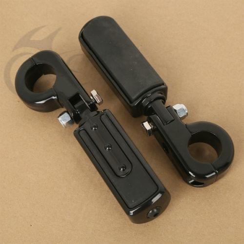 TCMT Universal Skid-Proof 1 1/4" 32mm Engine Guards Foot Pegs Mounts For Harley Honda Yamaha Kawasaki Suzuki Dyna Fat Street Bob