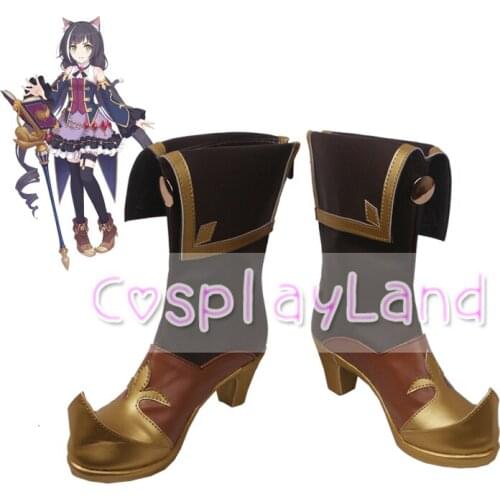 Princess Connect Re:Dive Priconne Gourmet Edifice Karyl Kyaru Kiruya Momochi Astrum Anime Cosplay Shoes Boots Women Shoes