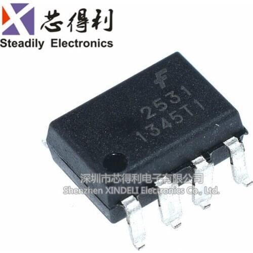 10pcs/lot Brand New & Original HCPL-2531-500E HCPL-2531 SOP8