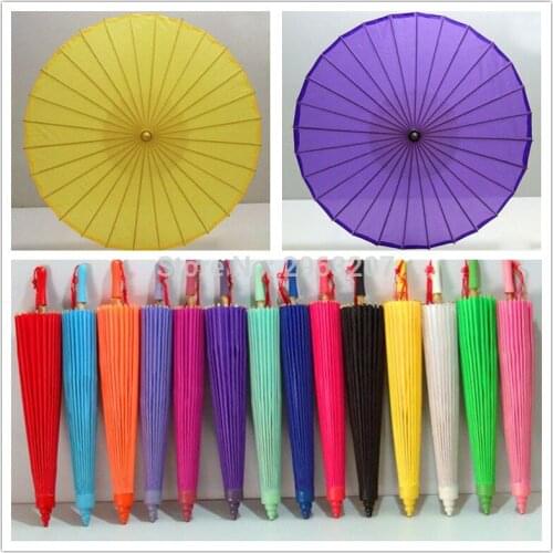 50pcs outdoor wedding parasols Chinese elegant long straight craft umbrellas stage performance dancing props