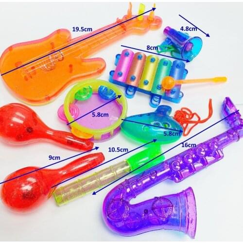 60 pcs Mini Play Musical Boys Girls MS185-10 Kid Baby Gift Music Prize Pinata Bag Filler Loot carnival Birthday Party Favors