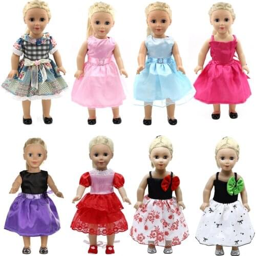 18 inch 45cm Doll clothes American doll accessories Three-piece fashion jacket girl gift