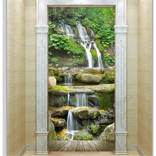 Full Square Round 5d Diamond Painting Waterfall Landscape Nature New Arrival DIY Diamond Embroidery large size Home Decor FF3147