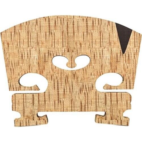 Violin Bridge 4/4: Finer Grade Solid Maple Violin Bridge, Pre-Cut & Pre-Fitted To Fit Most 4/4 Violins